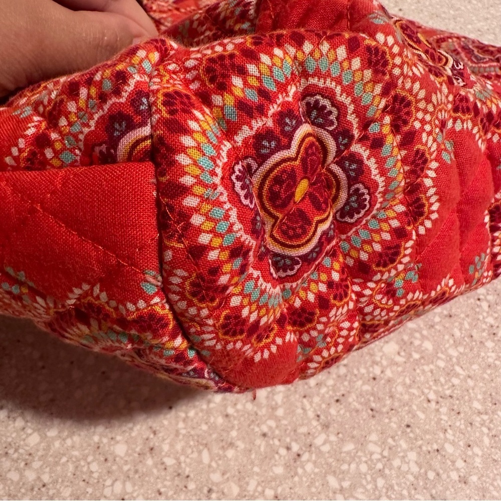 Vera Bradley Villager Toggle Closure 2 Pockets, Paprika, Large Tote Shoulder Bag - Picture 9 of 15